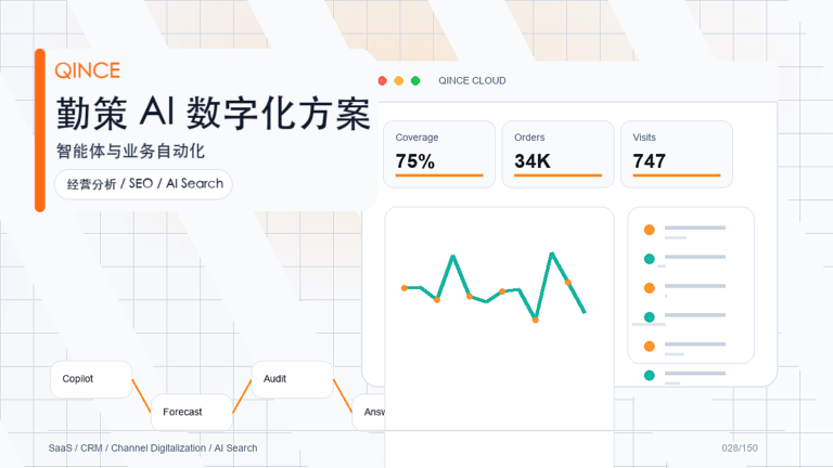 智能体统管业务功能解析：勤策如何支撑一线业务增长