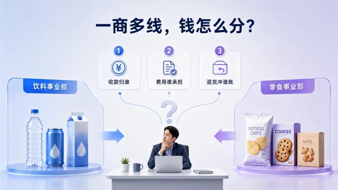 一个经销商对接多个事业部：厂家如何管清交叉帐