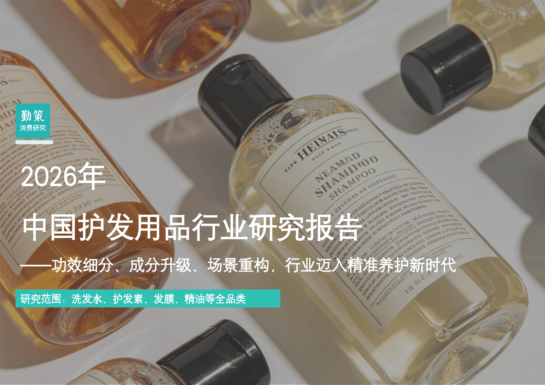 行业报告：中国护发用品行业报告：从飘柔到卡诗，市场分层加剧，国货抖音45%高增突围